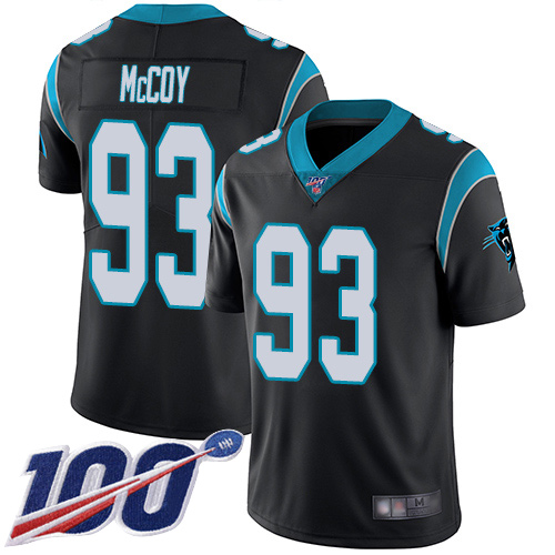 Carolina Panthers Limited Black Youth Gerald McCoy Home Jersey NFL Football #93 100th Season Vapor Untouchable